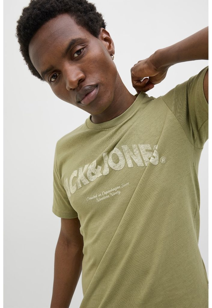 Tricou din bumbac cu imprimeu logo-BARBATI/IMBRACAMINTE/Tricouri si maiouri-IMBRACAMINTE/Tricouri si maiouri