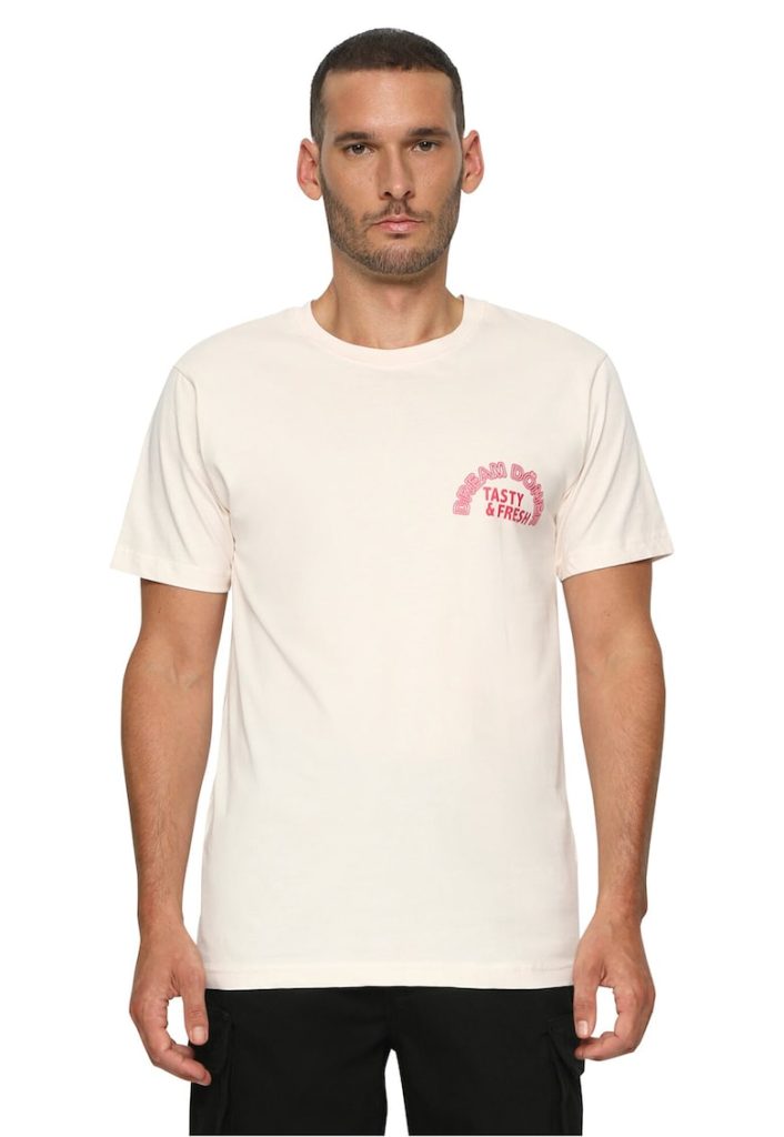 Tricou din bumbac cu imprimeu pe partea din spate-BARBATI/IMBRACAMINTE/Tricouri si maiouri-IMBRACAMINTE/Tricouri si maiouri