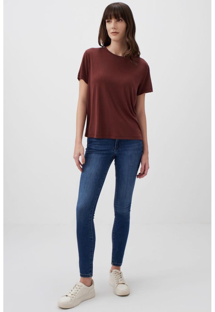 Tricou lejer din amestec de modal-FEMEI/IMBRACAMINTE/Tricouri si maiouri-IMBRACAMINTE/Tricouri si maiouri