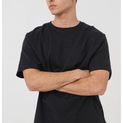 Tricou lejer din bumbac cu imprimeu grafic pe partea din spate-BARBATI/IMBRACAMINTE/Tricouri si maiouri-IMBRACAMINTE/Tricouri si maiouri