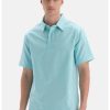 Tricou polo de bumbac cu aspect texturat-BARBATI/IMBRACAMINTE/Tricouri si maiouri-IMBRACAMINTE/Tricouri si maiouri