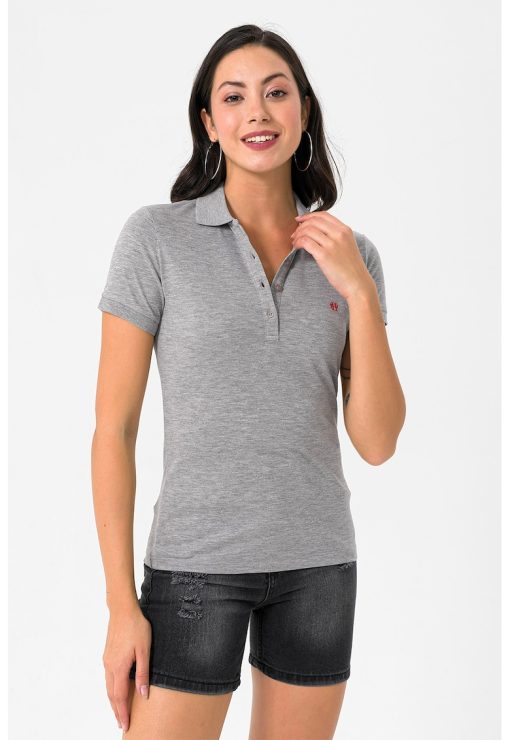 Tricou polo slim fit-FEMEI/IMBRACAMINTE/Tricouri si maiouri-IMBRACAMINTE/Tricouri si maiouri