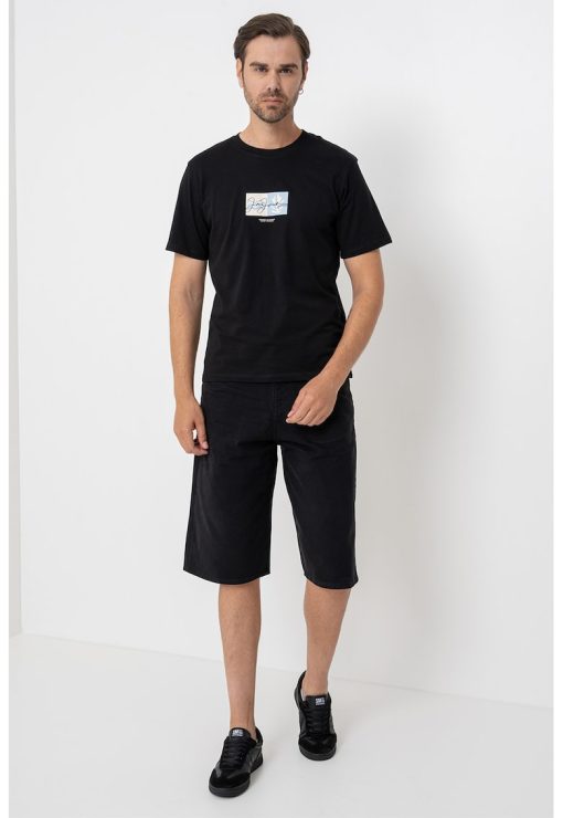 Tricou regular fit cu imprimeu discret-BARBATI/IMBRACAMINTE/Tricouri si maiouri-IMBRACAMINTE/Tricouri si maiouri