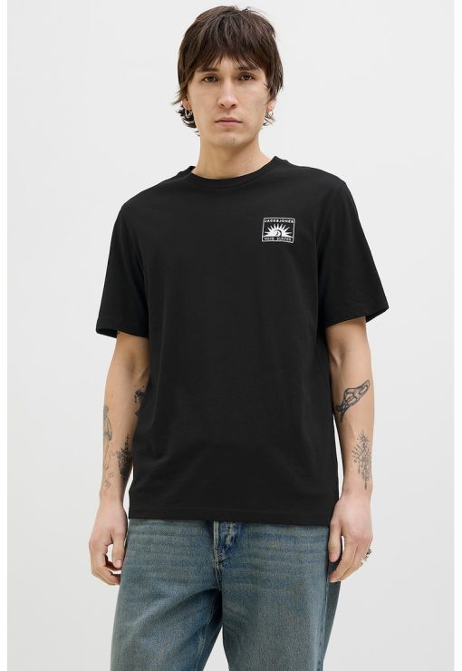 Tricou regular fit cu imprimeu text-BARBATI/IMBRACAMINTE/Tricouri si maiouri-IMBRACAMINTE/Tricouri si maiouri