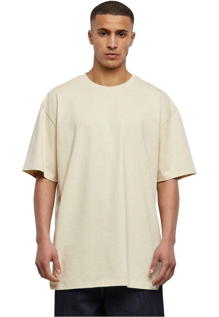 Tricou supradimensionat cu decolteu la baza gatului-BARBATI/IMBRACAMINTE/Tricouri si maiouri-IMBRACAMINTE/Tricouri si maiouri