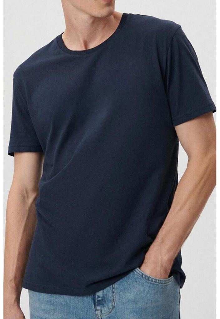 Tricou uni din bumbac-BARBATI/IMBRACAMINTE/Tricouri si maiouri-IMBRACAMINTE/Tricouri si maiouri