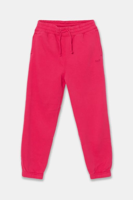 Abercrombie & Fitch pantaloni de trening pentru copii culoarea violet