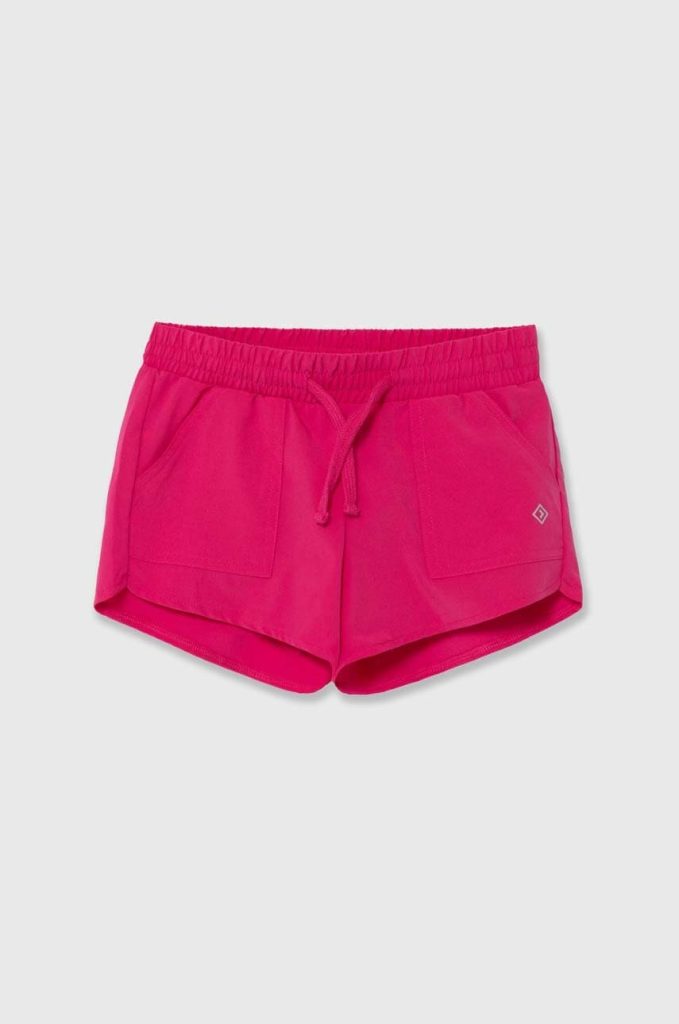 Abercrombie & Fitch pantaloni scurti copii culoarea roz