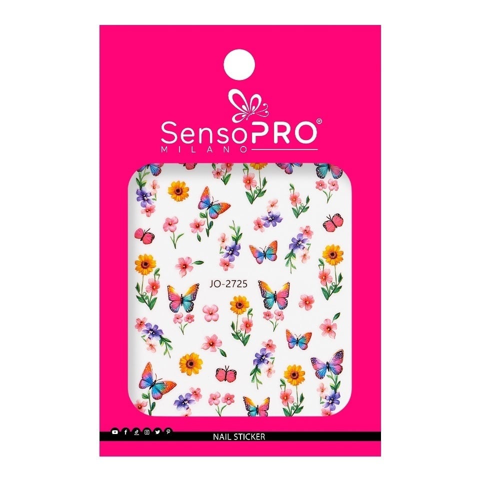 Abtibild Unghii SensoPRO Milano - Butterfly Effect-Nail Art > Abtibilduri Unghii/ Stickere
