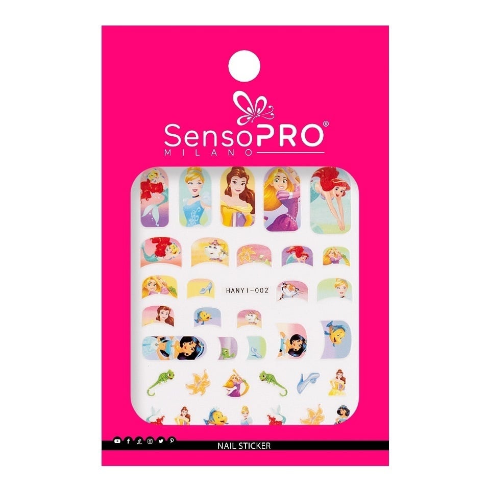 Abtibild Unghii SensoPRO Milano - Enchanted Princess-Nail Art > Abtibilduri Unghii/ Stickere