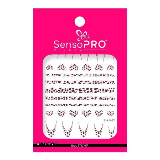 Abtibild Unghii SensoPRO Milano - Fierce Love-Nail Art > Abtibilduri Unghii/ Stickere