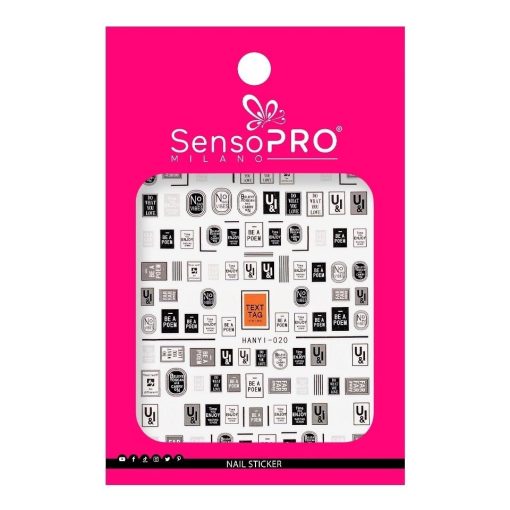 Abtibild Unghii SensoPRO Milano - Minimalist Geometry-Nail Art > Abtibilduri Unghii/ Stickere