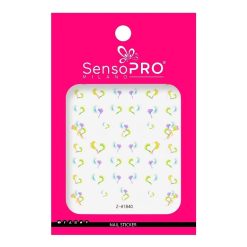 Abtibild Unghii SensoPRO Milano - Rainbow Hearts-Nail Art > Abtibilduri Unghii/ Stickere