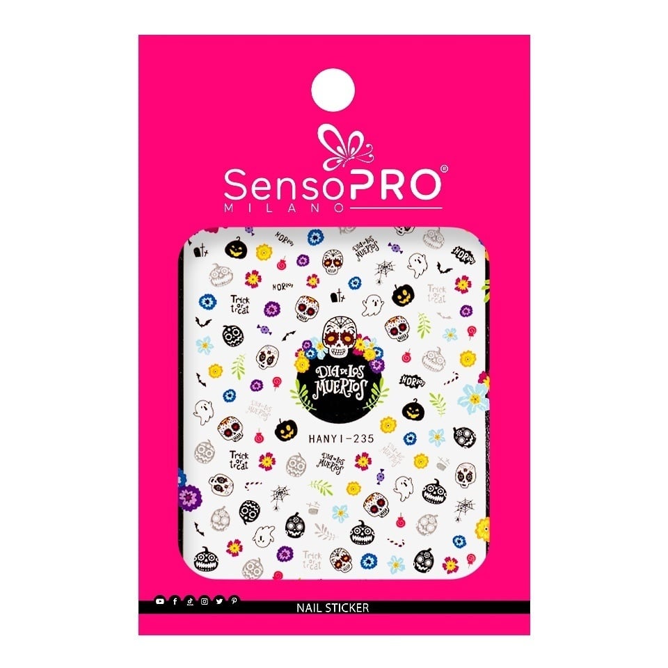 Abtibild Unghii SensoPRO Milano - Spooky Party-Nail Art > Abtibilduri Unghii/ Stickere