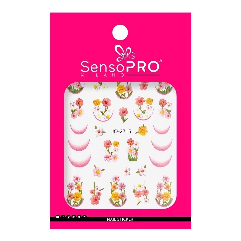 Abtibild Unghii SensoPRO Milano - Spring Delight-Nail Art > Abtibilduri Unghii/ Stickere
