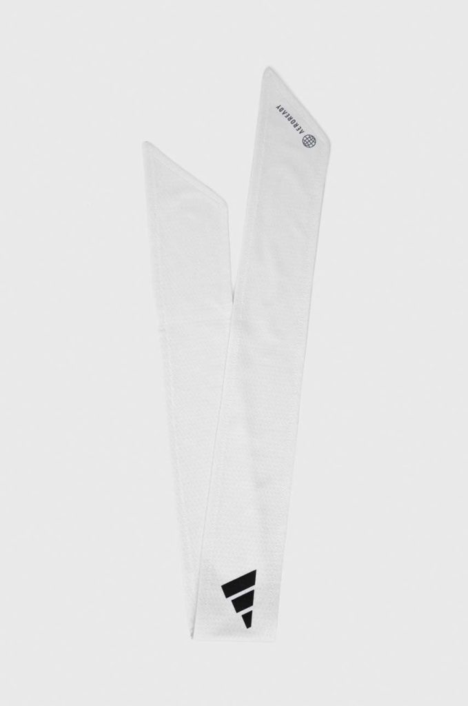 Adidas Performance bentita pentru cap culoarea alb-Echipament sport