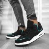 Adidasi barbati casual  negru cu verde 5919-Incaltaminte > Adidasi barbati