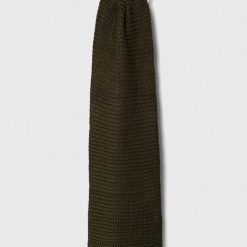 Answear Lab esarfa de lana culoarea verde