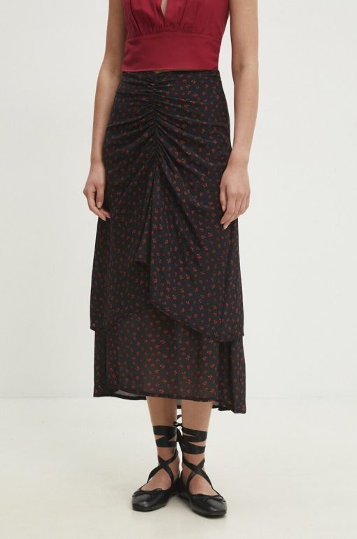 Answear Lab fustă culoarea negru