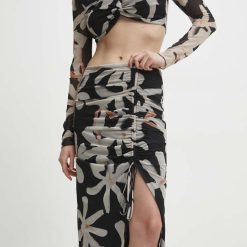 Answear Lab fustă culoarea negru