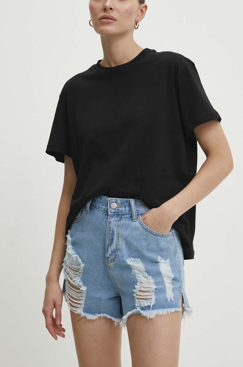 Answear Lab pantaloni scurti jeans femei