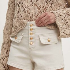 Answear Lab pantaloni scurti jeans femei