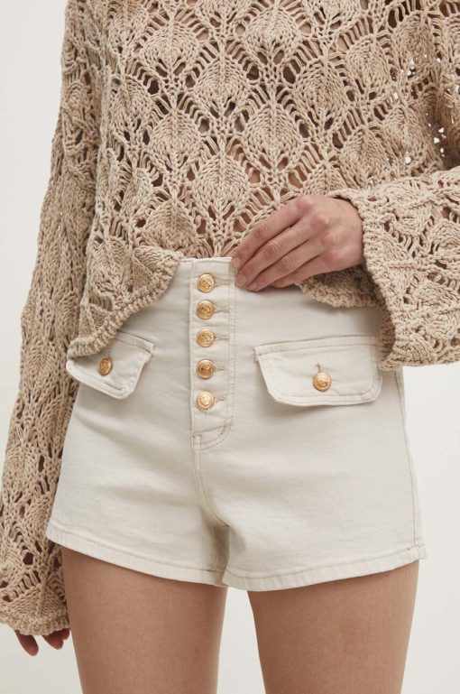 Answear Lab pantaloni scurti jeans femei