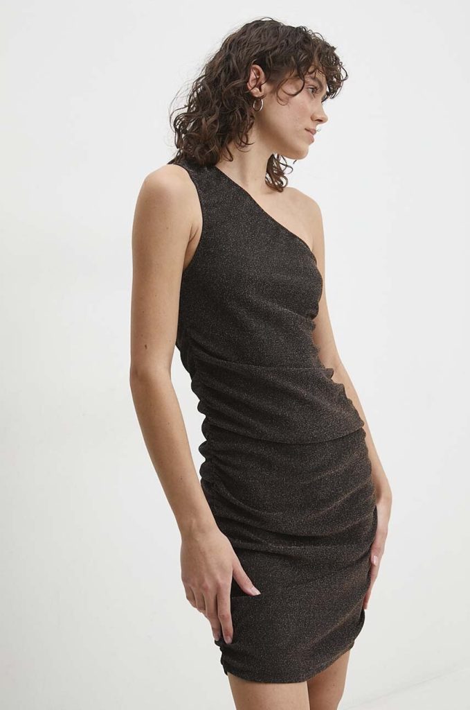 Answear Lab rochie culoarea auriu