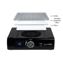 Aspirator Praf Unghii 85W AirMatrix PRO LUXORISE Black 3