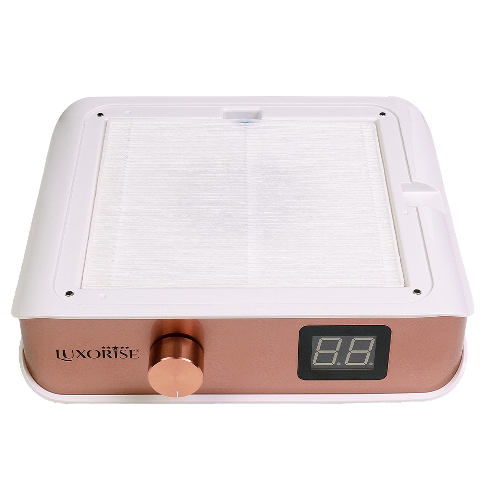Aspirator Praf Unghii cu Display 60W AirPrecission Elite LUXORISE Rose gold 4