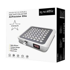 Aspirator Praf Unghii cu Display 60W AirPrecission Elite LUXORISE Silver 2