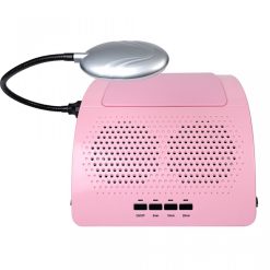 Aspirator praf unghii cu 2 Motoare 60W Dual Fusion Elite Lampa LED LUXORISE Roz 3