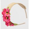 Bentita cu aplicatie florala-FETE/GENTI SI ACCESORII/Palarii