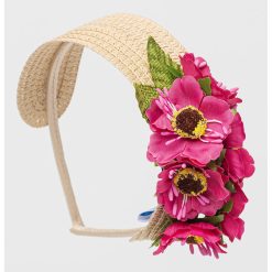 Bentita cu aplicatie florala-FETE/GENTI SI ACCESORII/Palarii