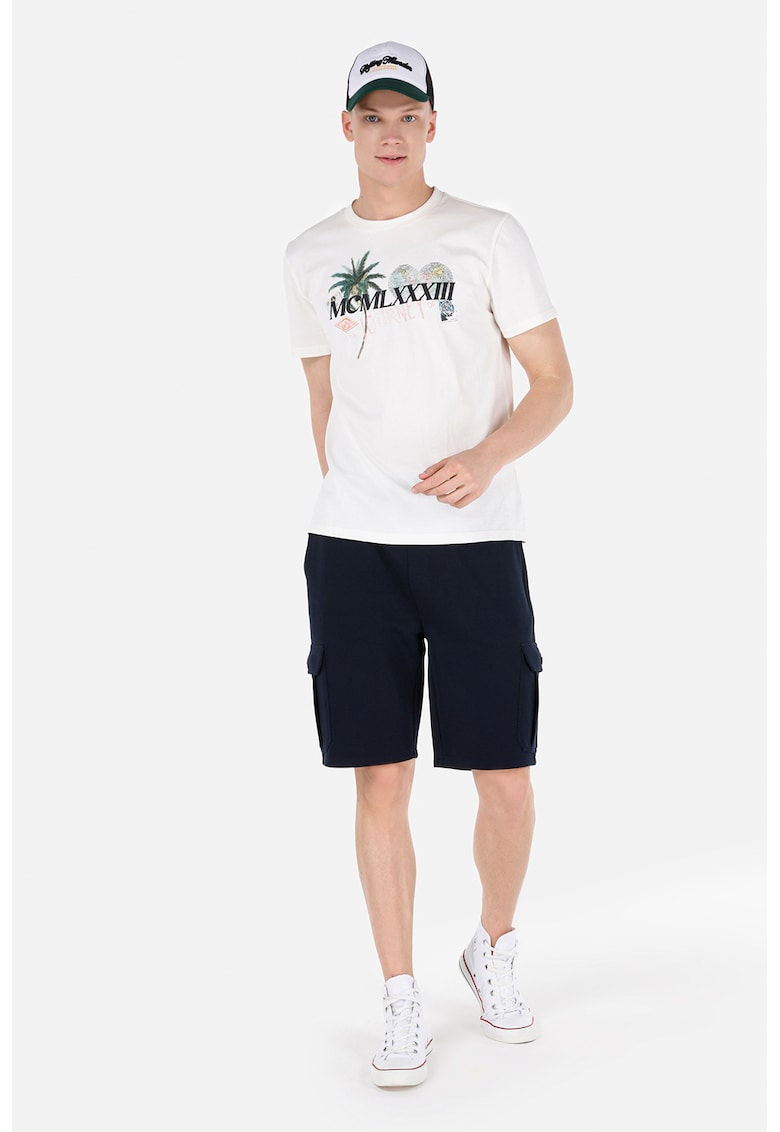 Bermude cargo slim fit-BARBATI/IMBRACAMINTE/Pantaloni si colanti-IMBRACAMINTE/Pantaloni si colanti