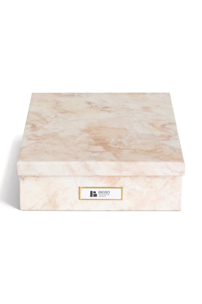 Bigso Box of Sweden cutie de depozitare A4 culoarea bej-Depozitare și organizare