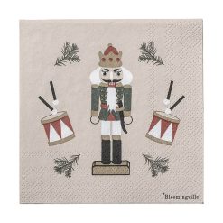 Bloomingville set de șervețele decorative Jolly Napkin 20-pack-Decorațiuni de Crăciun