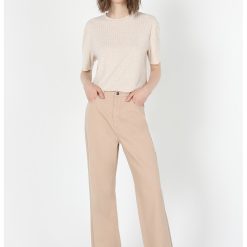 Blugi slim fit cu croiala dreapta-FEMEI/IMBRACAMINTE/Blugi-IMBRACAMINTE/Blugi