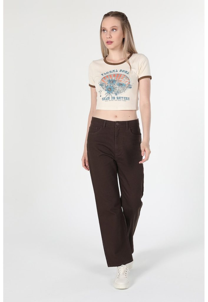 Blugi slim fit cu croiala dreapta-FEMEI/IMBRACAMINTE/Blugi-IMBRACAMINTE/Blugi