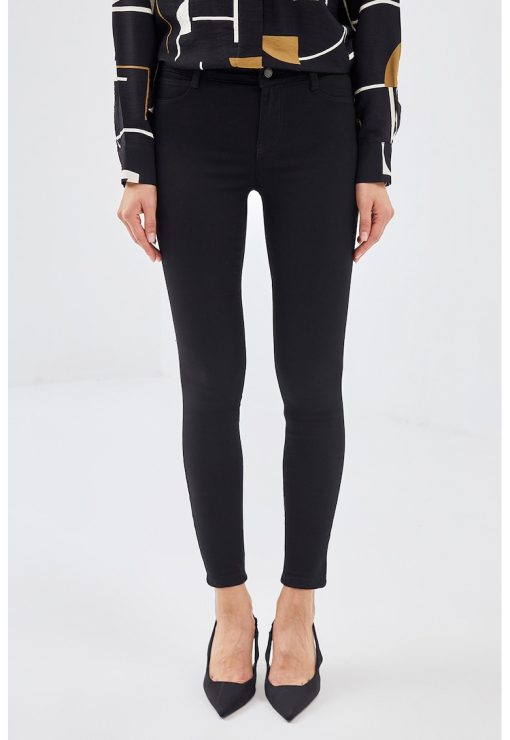 Blugi slim fit cu model cu 5 buzunare-FEMEI/IMBRACAMINTE/Blugi-IMBRACAMINTE/Blugi