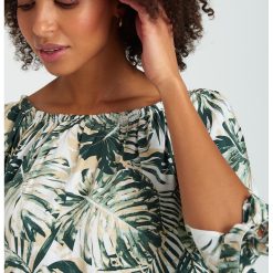 Bluza cu decolteu barcuta-FEMEI/IMBRACAMINTE/Bluze-IMBRACAMINTE/Bluze