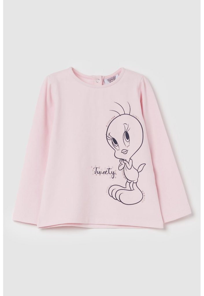 Bluza cu imprimeu cu desene animate-FETE/IMBRACAMINTE/Bluze-IMBRACAMINTE/Bluze