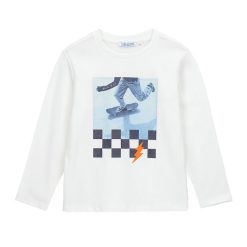 Bluza cu imprimeu grafic-BAIETI/IMBRACAMINTE/Bluze-IMBRACAMINTE/Bluze