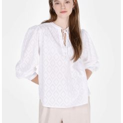 Bluza cu model geometric-FEMEI/IMBRACAMINTE/Bluze-IMBRACAMINTE/Bluze