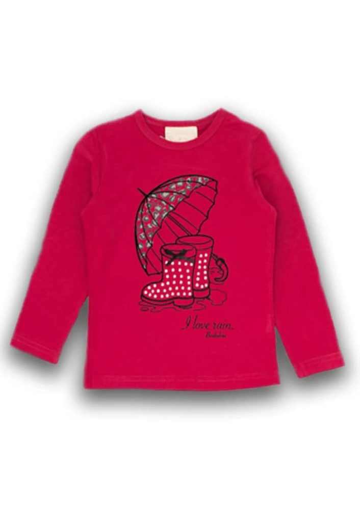 Bluza cu motiv I Love Rain -  43830-FETE/IMBRACAMINTE/Bluze-IMBRACAMINTE/Bluze
