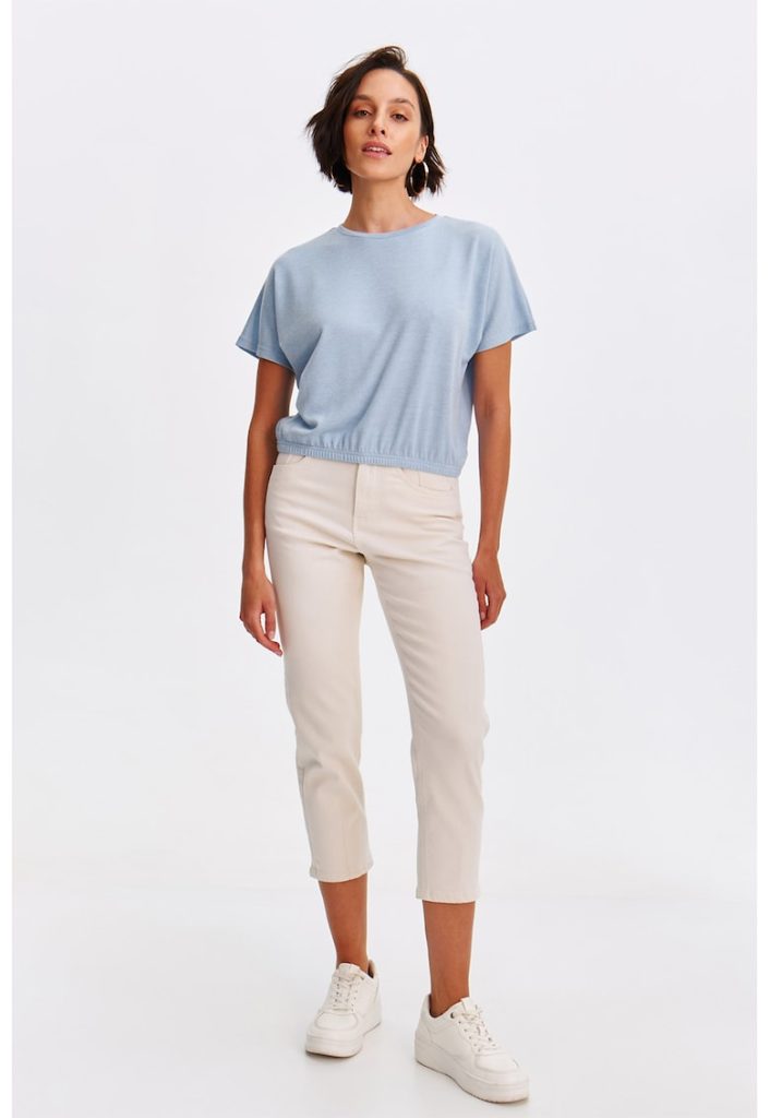 Bluza cu terminatie elastica-FEMEI/IMBRACAMINTE/Bluze-IMBRACAMINTE/Bluze