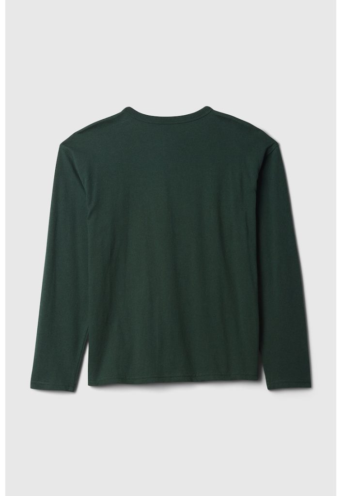 Bluza de bumbac cu decolteu henley-BAIETI/IMBRACAMINTE/Bluze-IMBRACAMINTE/Bluze