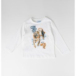 Bluza de bumbac cu imprimeu grafic-BAIETI/IMBRACAMINTE/Bluze-IMBRACAMINTE/Bluze