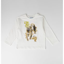 Bluza de bumbac cu imprimeu grafic-BAIETI/IMBRACAMINTE/Bluze-IMBRACAMINTE/Bluze