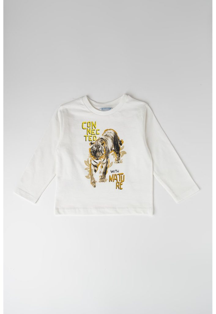 Bluza de bumbac cu imprimeu grafic-BAIETI/IMBRACAMINTE/Bluze-IMBRACAMINTE/Bluze